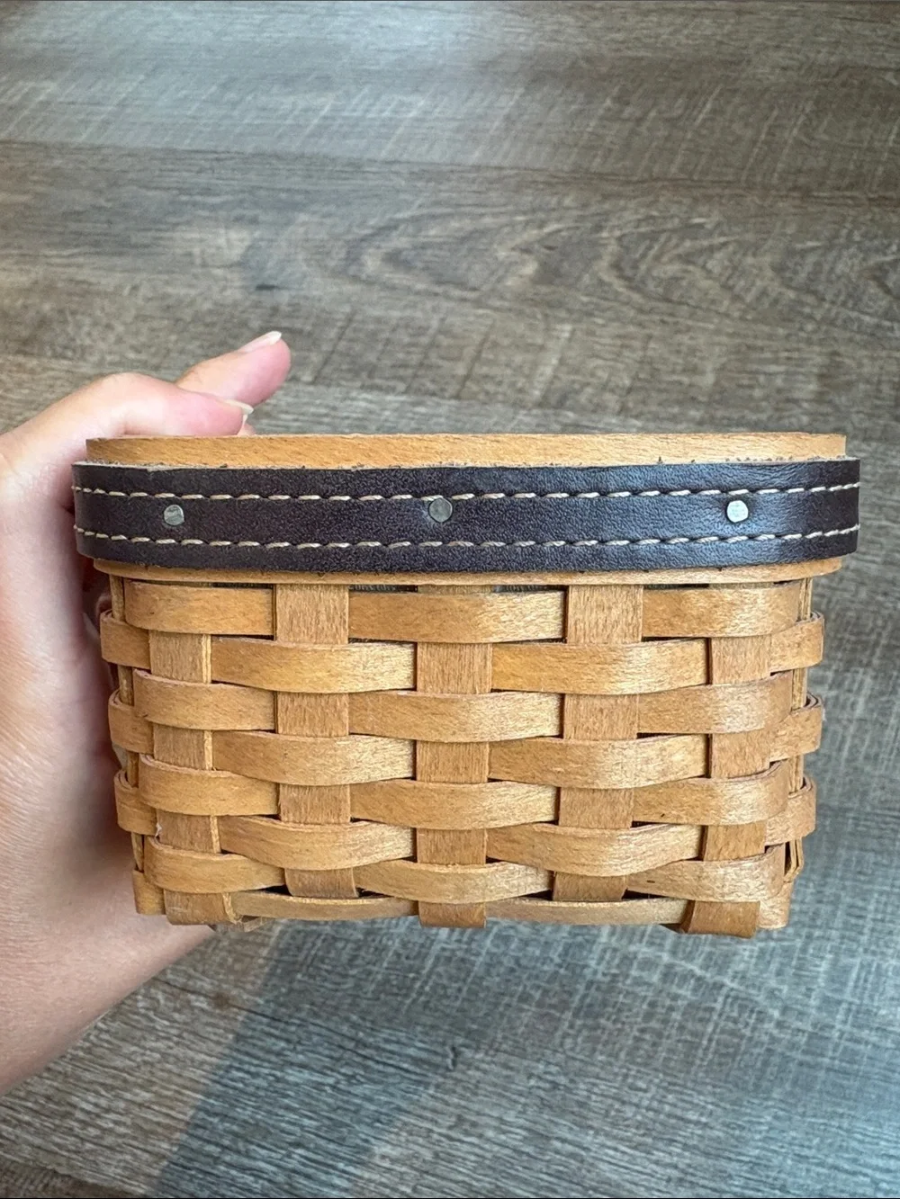 Longaberger 2003 Father's Day Pocket Change Basket